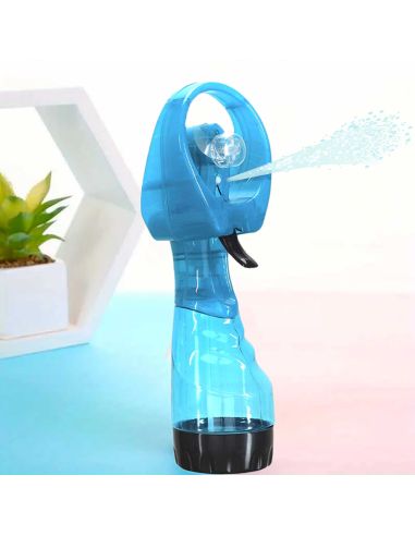 Ventilateur Brumisateur 25 cl  - Dimensions : 9 x 8 x 27 cm