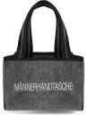 Sac à Main pour 6 Bouteilles de Bière Brodé "MÄNNERHANDTASCHE" / Dimensions : 24 x 14 x 16 cm