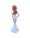 Figurine Couple Jeunes Mariés Homme et Femme en Résine - Dimensions 12 x 7,4 cm