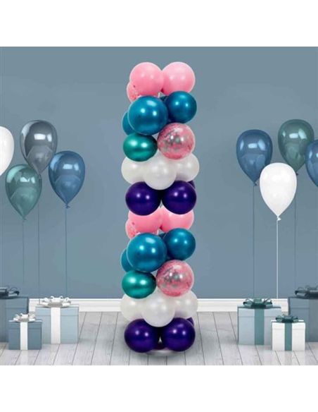 Support Ballons vertical Réutilisable / Dimensions : 127 x 20 cm