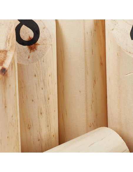 Jeu De Quilles Nordique en Bois  Mölkky / Dimensions : 14,5 x 4,5 cm