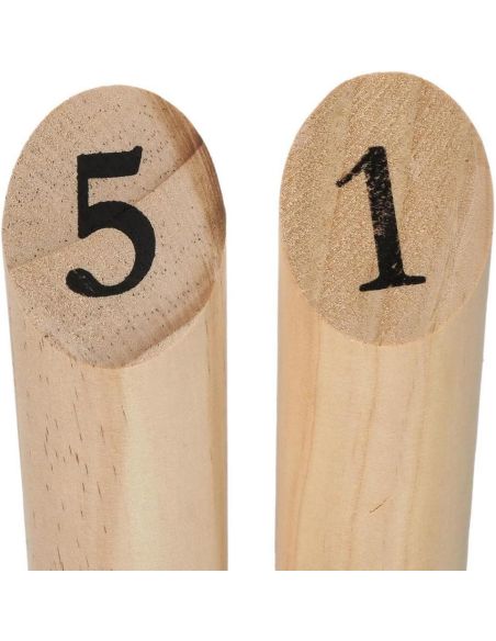 Jeu De Quilles Nordique en Bois  Mölkky / Dimensions : 14,5 x 4,5 cm