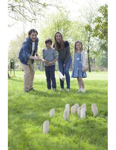 Jeu De Quilles Nordique en Bois  Mölkky / Dimensions : 14,5 x 4,5 cm