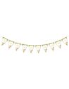 Guirlande de 10 Fanions "Joyeuse Retraite" Tropical - Dimensions : 300 x 21 cm.