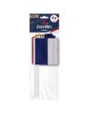 Lot de 6 Drapeaux Tricolores Bleu, Blanc, Rouge - Dimensions : 30 x 16 cm