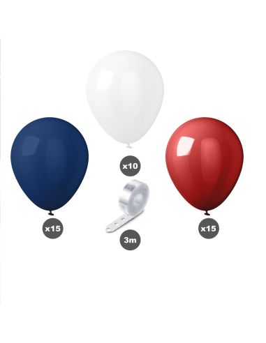 Kit Arche à Ballons Tricolore - Dimension : 3 Mètres