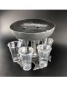 Distributeur De 6 Verres à Shooter / Dimensions : 13 x 12,5 cm