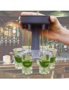 Distributeur De 6 Verres à Shooter / Dimensions : 13 x 12,5 cm