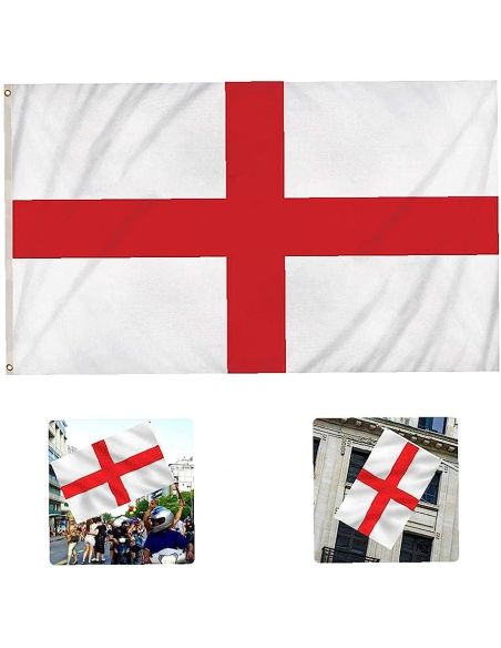 Drapeau Anglais en Tissu - Dimensions : 90 x 150 cm