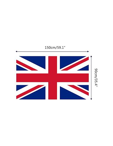 Drapeau Grande-Bretagne en Tissu - Dimension : 90 x 150 cm