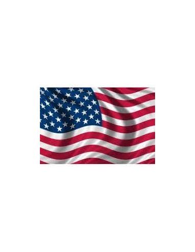 Drapeau USA en Tissus - Dimensions : 90 x 50 cm