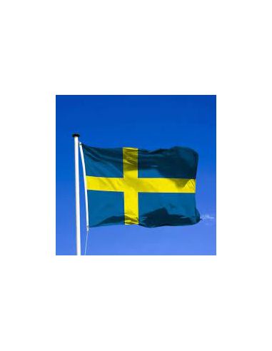 Drapeau Suédois en Tissu - Dimensions : 90 x 150 cm
