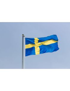 Drapeau Suédois en Tissu - Dimensions : 90 x 150 cm 2