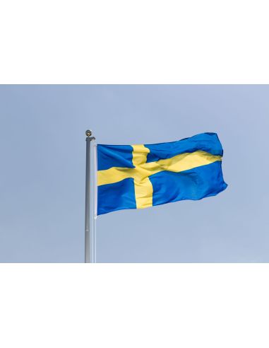 Drapeau Suédois en Tissu - Dimensions : 90 x 150 cm