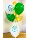 Sachet de 8 Ballons "Joyeux Anniversaire" / Dimensions : 30 x 30 cm