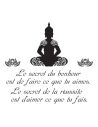 Sticker Citation Bonheur-réussite / Dimensions : 71 x 33,5 cm