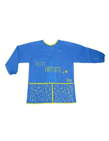 Tablier Manche Longue pour Enfant 3 - 8 ans Imprimé "PETIT ARTISTE" / Taille Unique