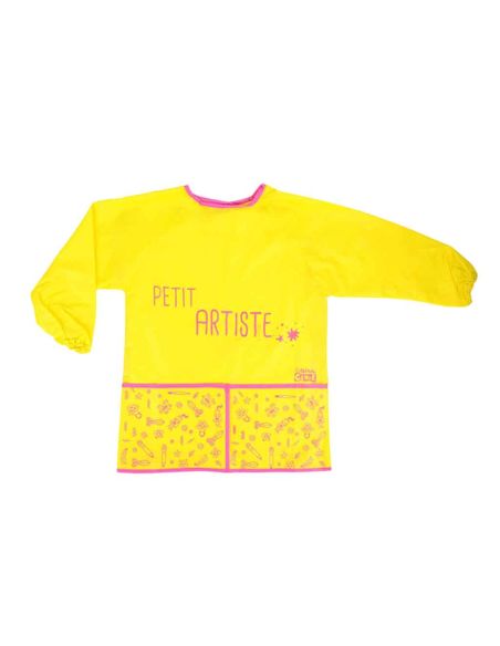 Tablier Manche Longue pour Enfant 3 - 8 ans Imprimé "PETIT ARTISTE" / Taille Unique