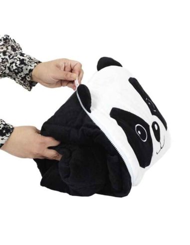 Couverture Convertible Panda / Dimensions : 100 x 165 cm
