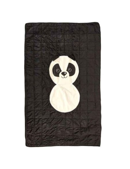 Couverture Convertible Panda / Dimensions : 100 x 165 cm