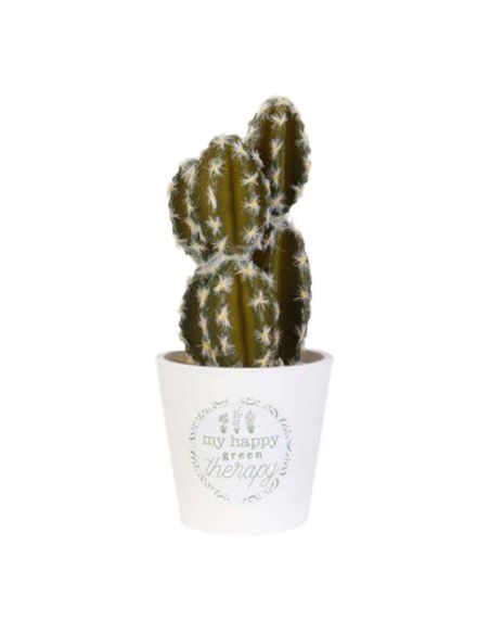 Plante Artificielle en Pot Blanc