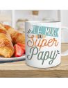 Mug "Le mug du Super papy" - Dimensions : 11,5 x 8 x 9,7 cm