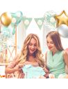 Guirlande 10 Fanion Baby Shower "Mon petit bébé" Bleu