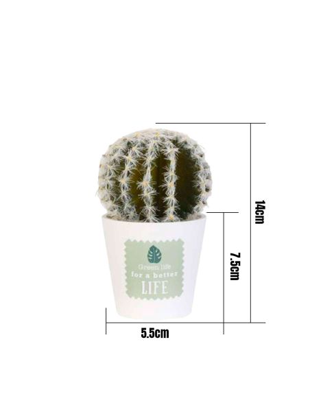 Plante Artificielle en Pot Blanc