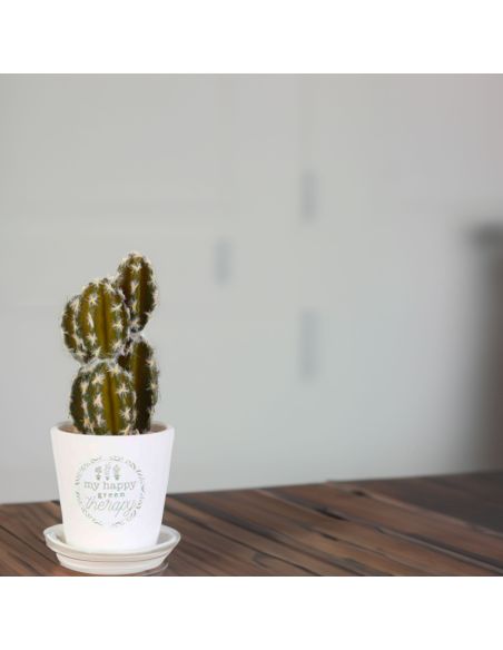 Plante Artificielle en Pot Blanc
