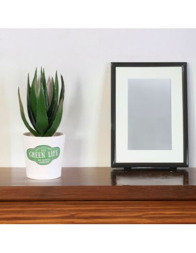 Plante Artificielle en Pot Blanc