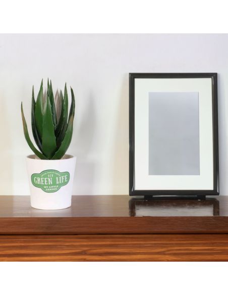 Plante Artificielle en Pot Blanc