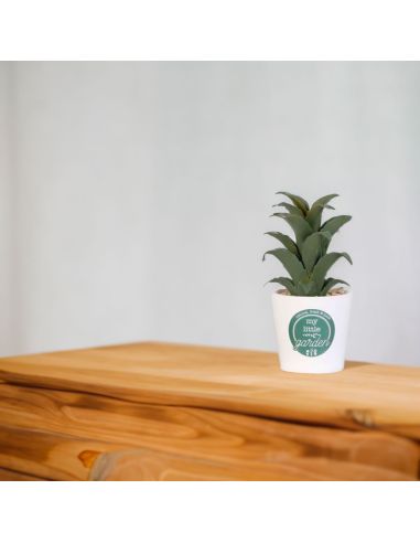 Plante Artificielle en Pot Blanc