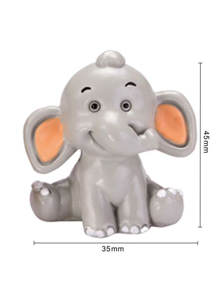Figurine Animaux d'Afrique en Résine - Dimensions : 4 x 3 cm