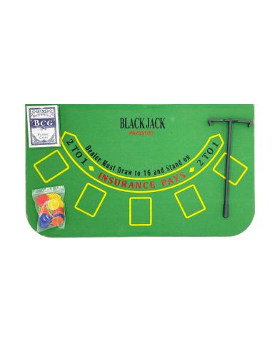 Table de Black Jack - Dimensions : 51 x 30 x 9 cm