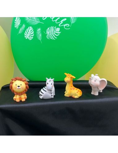 Figurine Animaux de la Savane en Résine - Dimensions : 4 x 3 cm