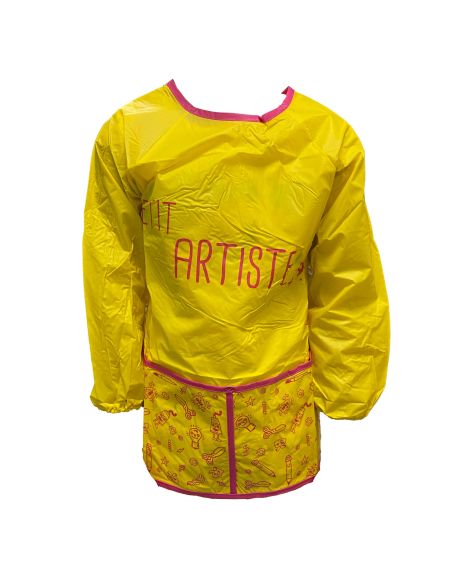 Tablier Manche Longue pour Enfant 3 - 8 ans Imprimé "PETIT ARTISTE" / Taille Unique