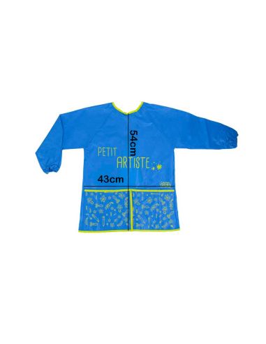 Tablier Manche Longue pour Enfant 3 - 8 ans Imprimé "PETIT ARTISTE" / Taille Unique