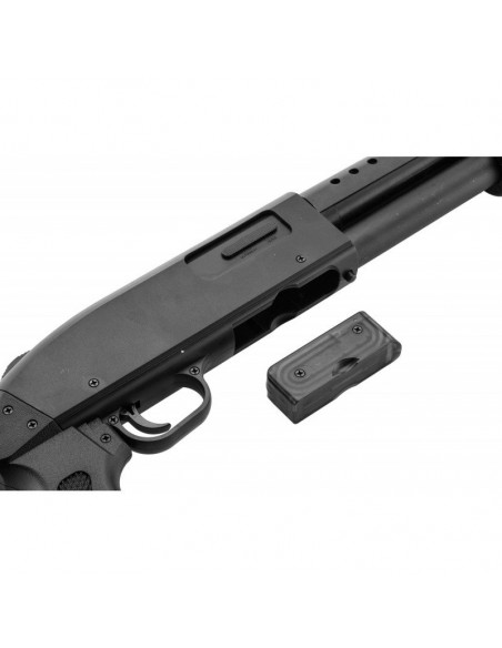 Pack airsoft Fusil à pompe M500 / Lunette de Protection / 600 billes 0,20gr