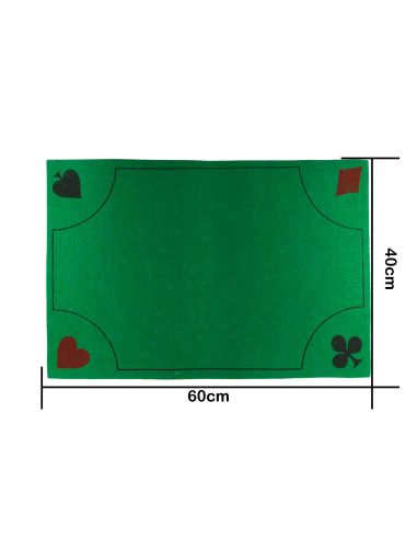 Tapis pour Jeux de Cartes - Dimensions : 60 x 40 cm