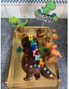 Moule à Gâteau Dinosaure Silicone  - Dimensions : 29 x 18 x 6 cm