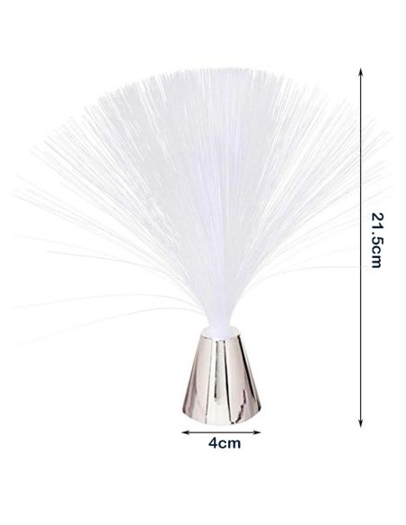 Décoration Intérieure / Lampe en Fibre de Verre avec LED RGB / Dimensions : 21,5 x 4 cm