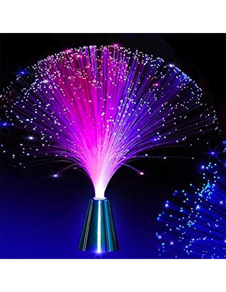 Décoration Intérieure / Lampe en Fibre de Verre avec LED RGB / Dimensions : 21,5 x 4 cm