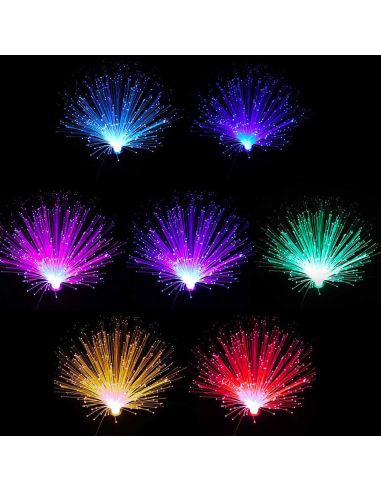 Décoration Intérieure / Lampe en Fibre de Verre avec LED RGB / Dimensions : 21,5 x 4 cm