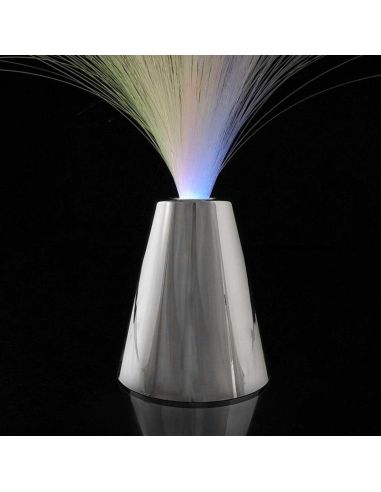 Décoration Intérieure / Lampe en Fibre de Verre avec LED RGB / Dimensions : 21,5 x 4 cm
