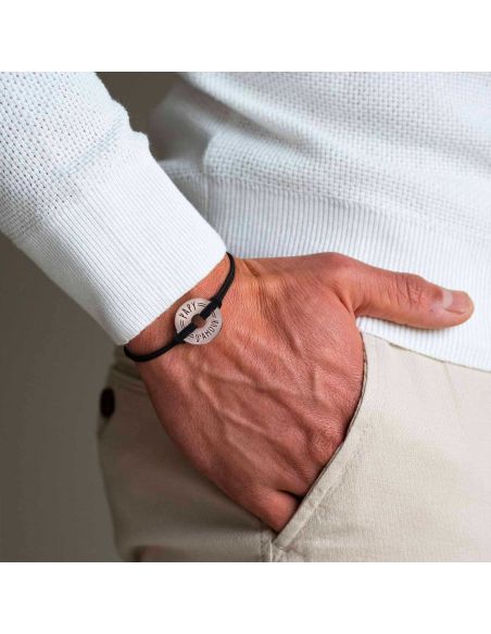 Bracelet Homme "Papy d'Amour" - Taille Unique