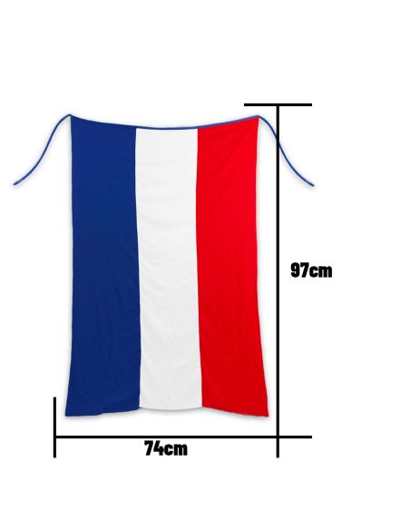 Cape Bleu, Blanc, Rouge - Taille Unique
