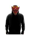 Masque Démon Cornu avec Elastique de Maintient - Taille Unique