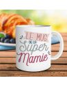 Mug "Le Mug de la Super Mamie"- Dimensions : 11,5 x 9,7 x 8 cm