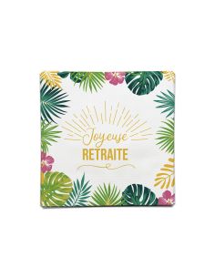 Sachet de 12 Serviettes "Joyeuse Retraite"