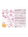 Planche Adhésive de Stickers Enfant Motifs "Prénom Princesse"